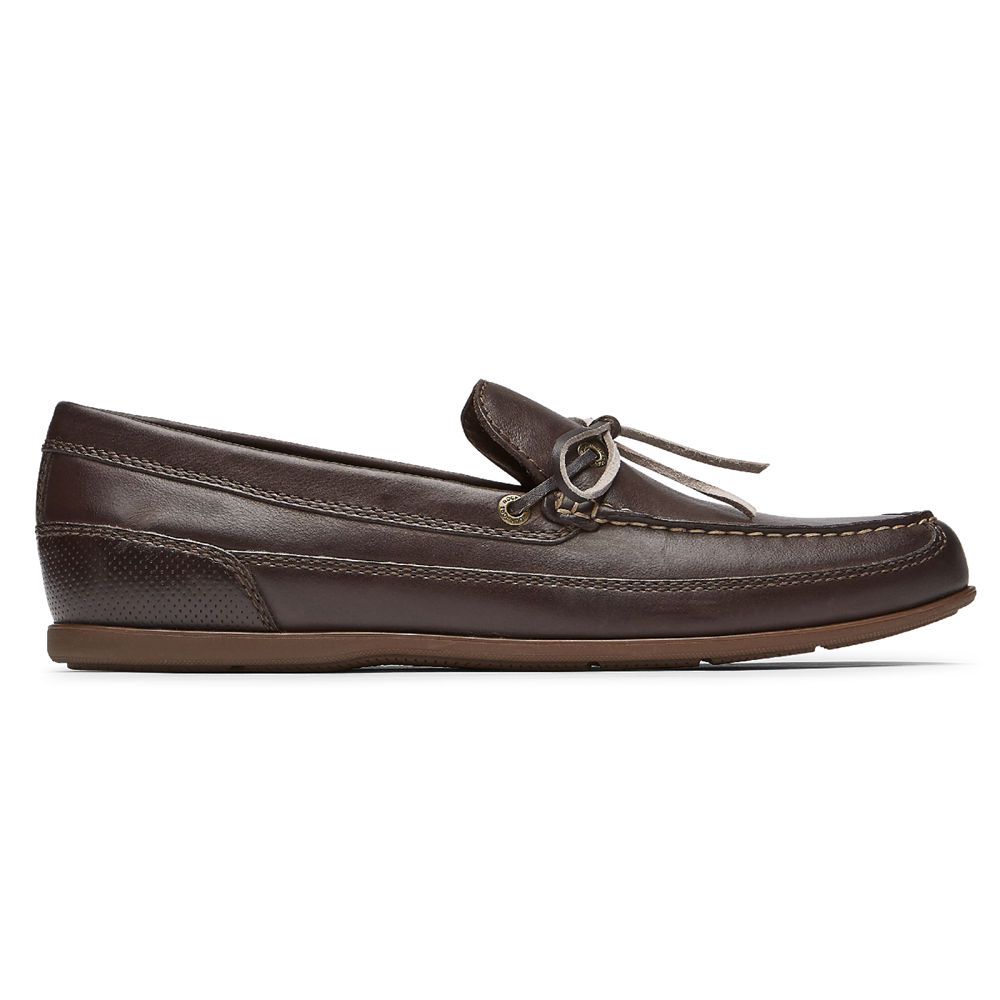 Rockport Loafers For Mens Brown - Malcom Tie - ZH3682570